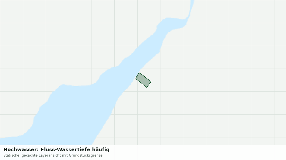 Statische Kartenansicht: Hochwasser: Fluss-Wassertiefe häufig