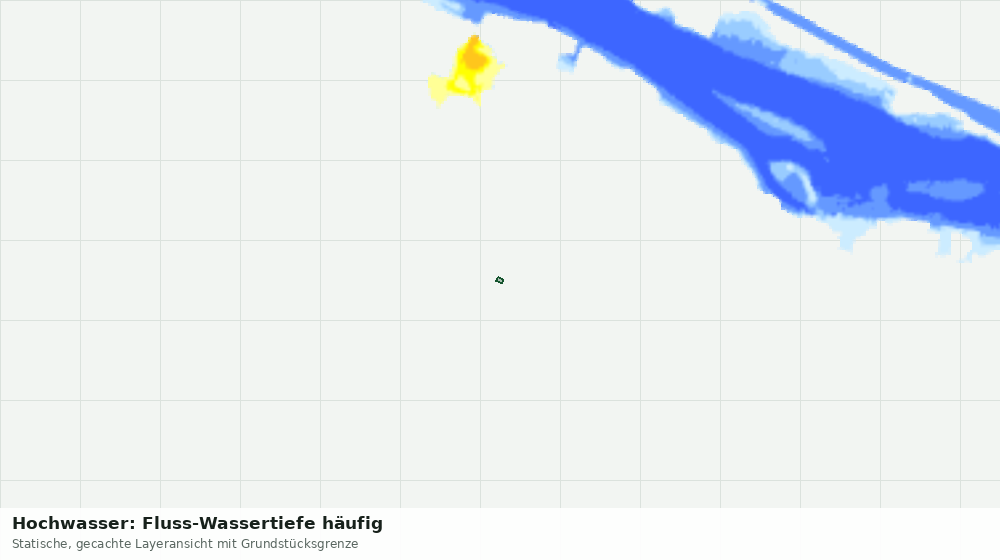Statische Kartenansicht: Hochwasser: Fluss-Wassertiefe häufig