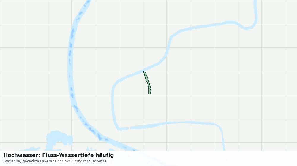 Statische Kartenansicht: Hochwasser: Fluss-Wassertiefe häufig