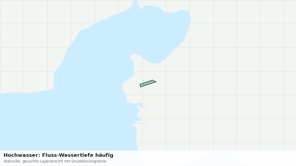 Statische Kartenansicht: Hochwasser: Fluss-Wassertiefe häufig