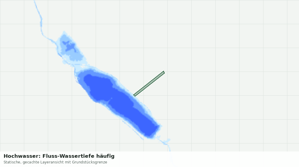 Statische Kartenansicht: Hochwasser: Fluss-Wassertiefe häufig
