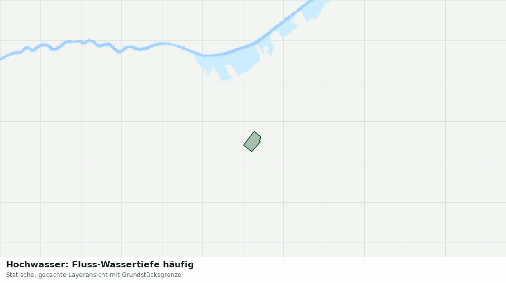 Statische Kartenansicht: Hochwasser: Fluss-Wassertiefe häufig