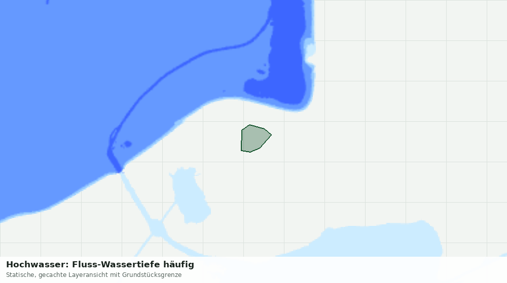 Statische Kartenansicht: Hochwasser: Fluss-Wassertiefe häufig