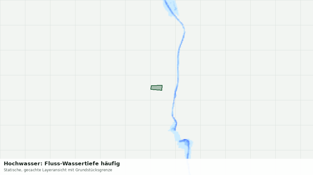 Statische Kartenansicht: Hochwasser: Fluss-Wassertiefe häufig