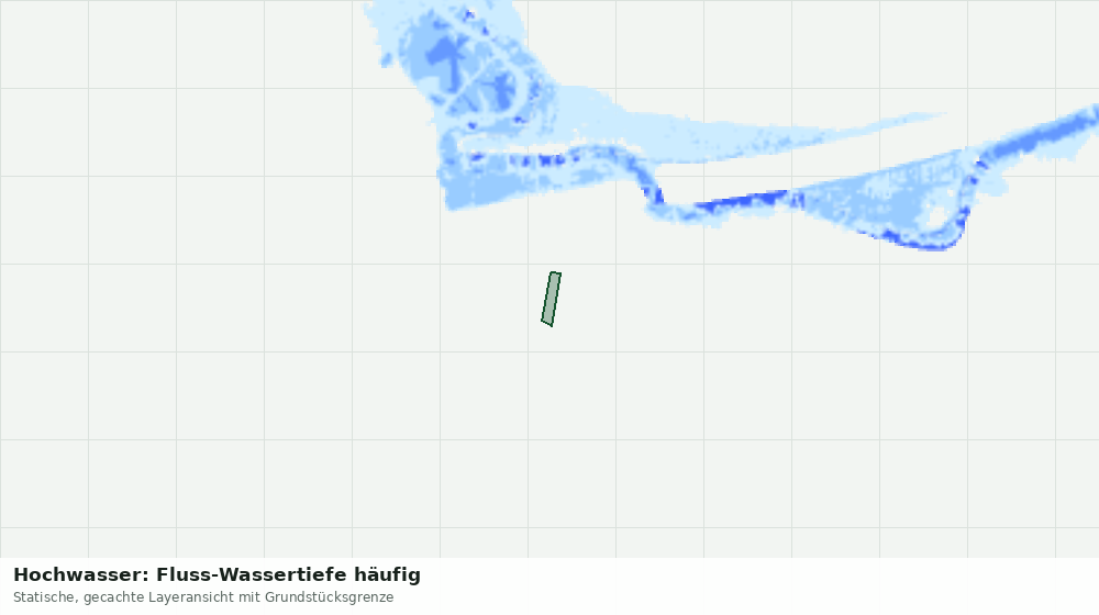 Statische Kartenansicht: Hochwasser: Fluss-Wassertiefe häufig
