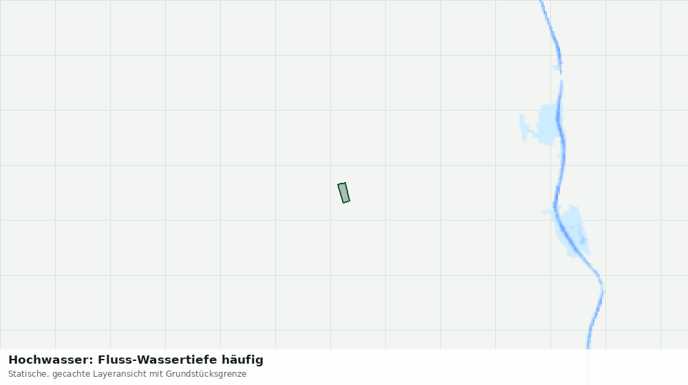 Statische Kartenansicht: Hochwasser: Fluss-Wassertiefe häufig