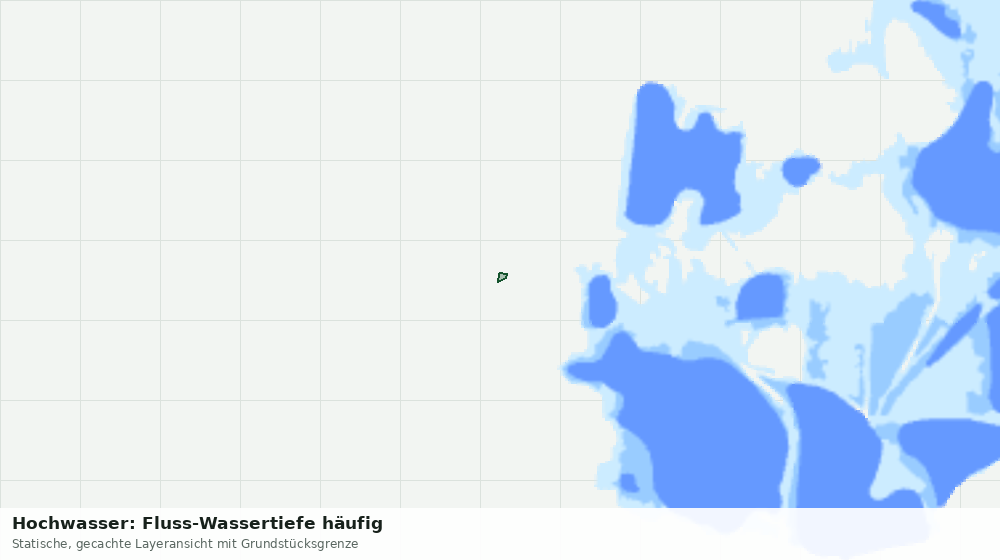 Statische Kartenansicht: Hochwasser: Fluss-Wassertiefe häufig