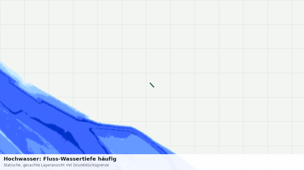 Statische Kartenansicht: Hochwasser: Fluss-Wassertiefe häufig