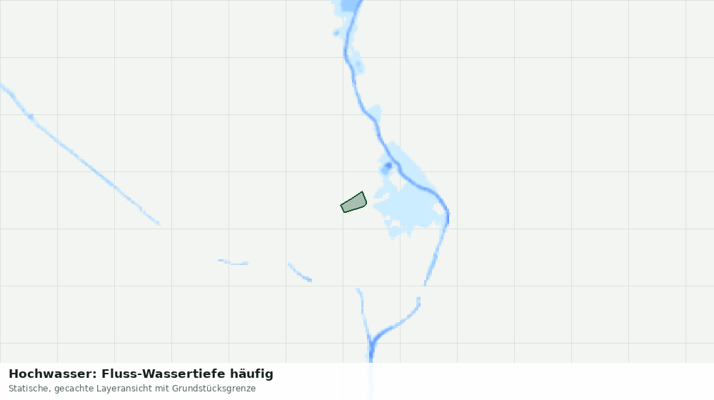 Statische Kartenansicht: Hochwasser: Fluss-Wassertiefe häufig