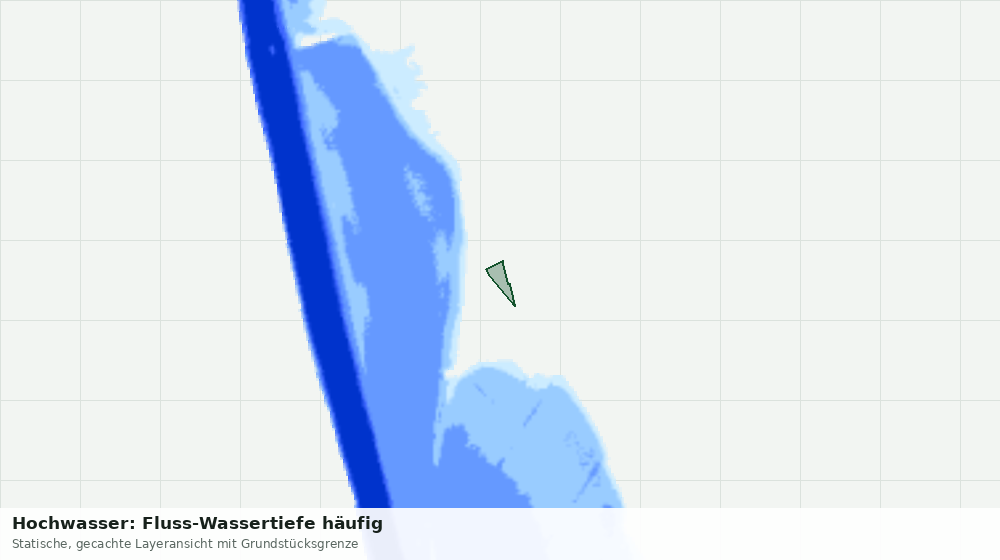Statische Kartenansicht: Hochwasser: Fluss-Wassertiefe häufig