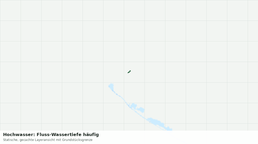 Statische Kartenansicht: Hochwasser: Fluss-Wassertiefe häufig