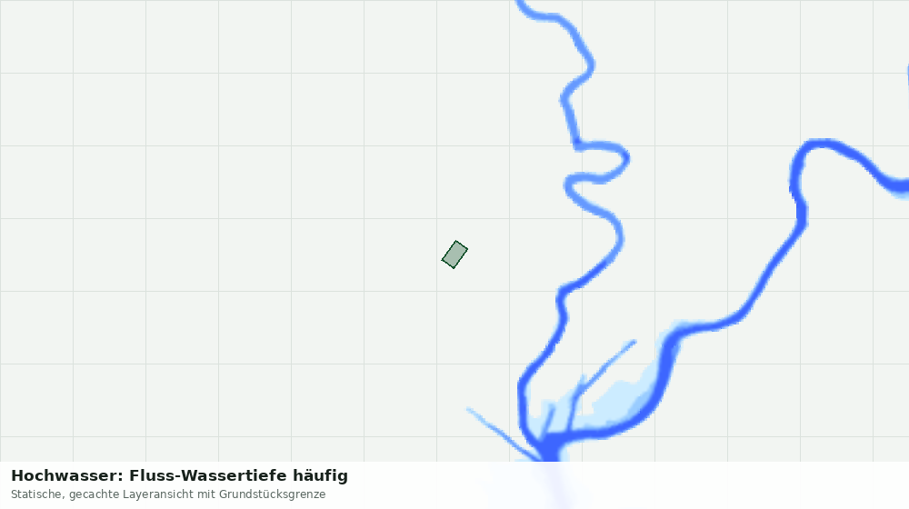 Statische Kartenansicht: Hochwasser: Fluss-Wassertiefe häufig