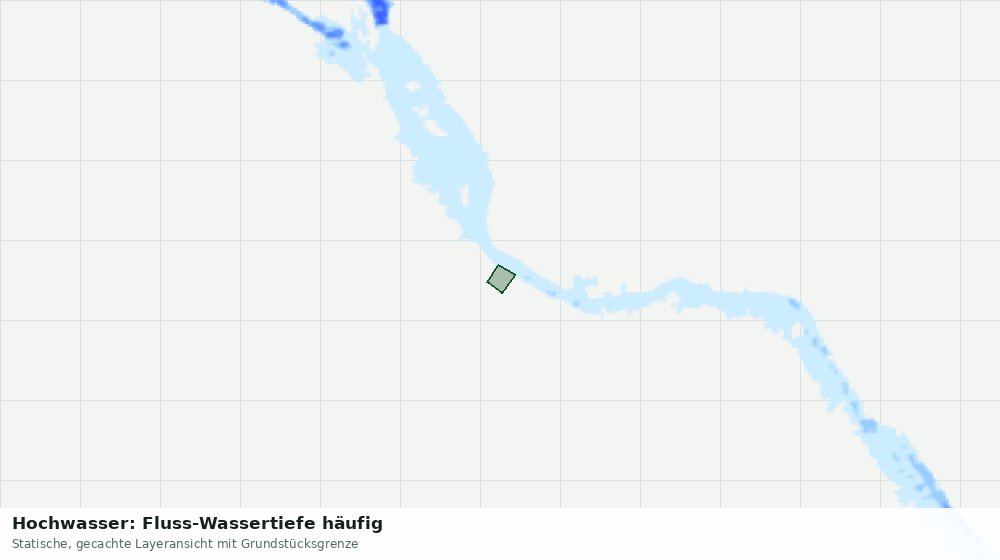 Statische Kartenansicht: Hochwasser: Fluss-Wassertiefe häufig