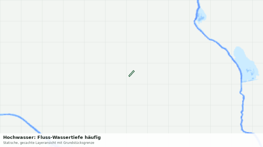 Statische Kartenansicht: Hochwasser: Fluss-Wassertiefe häufig