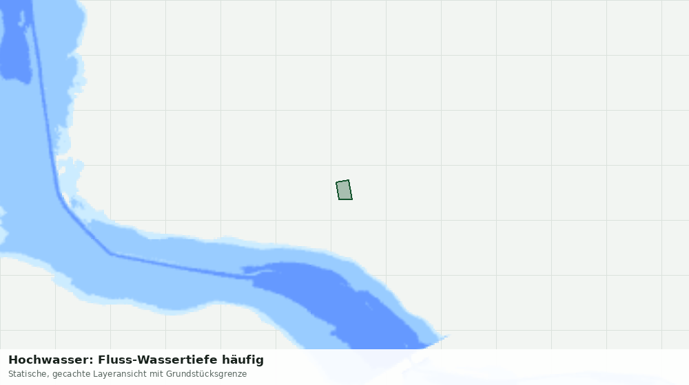 Statische Kartenansicht: Hochwasser: Fluss-Wassertiefe häufig