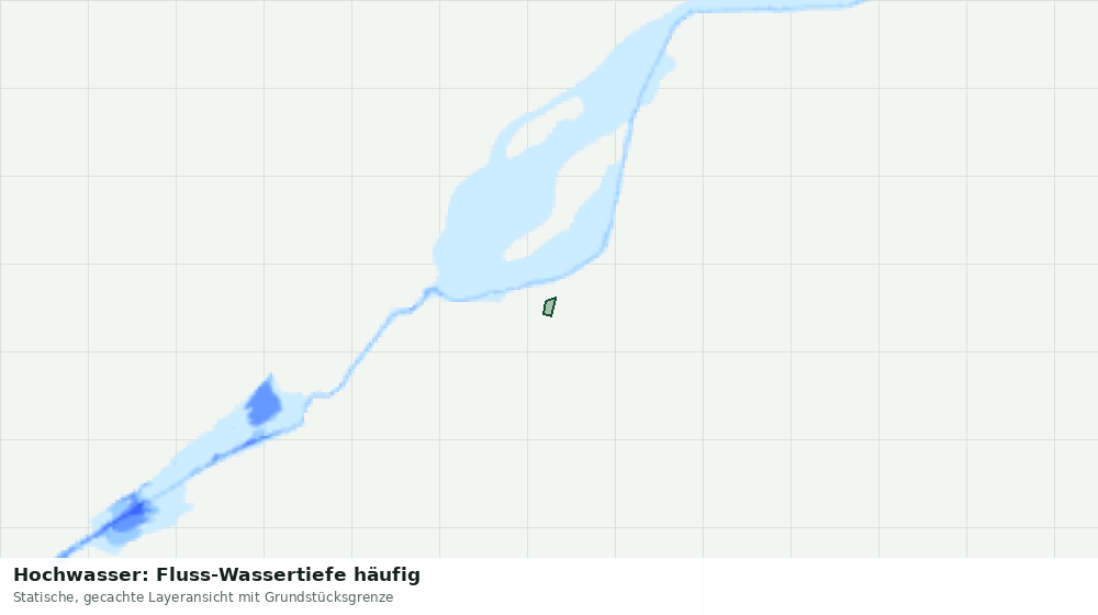 Statische Kartenansicht: Hochwasser: Fluss-Wassertiefe häufig