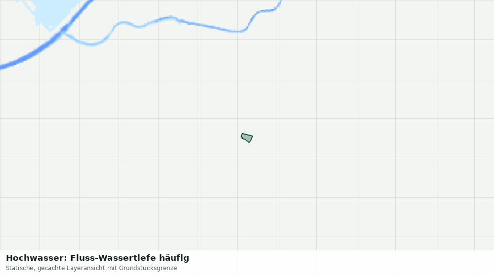 Statische Kartenansicht: Hochwasser: Fluss-Wassertiefe häufig