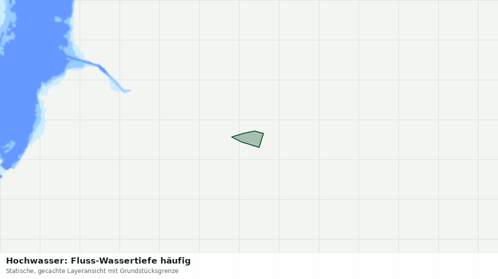 Statische Kartenansicht: Hochwasser: Fluss-Wassertiefe häufig