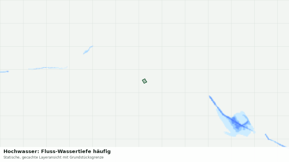 Statische Kartenansicht: Hochwasser: Fluss-Wassertiefe häufig