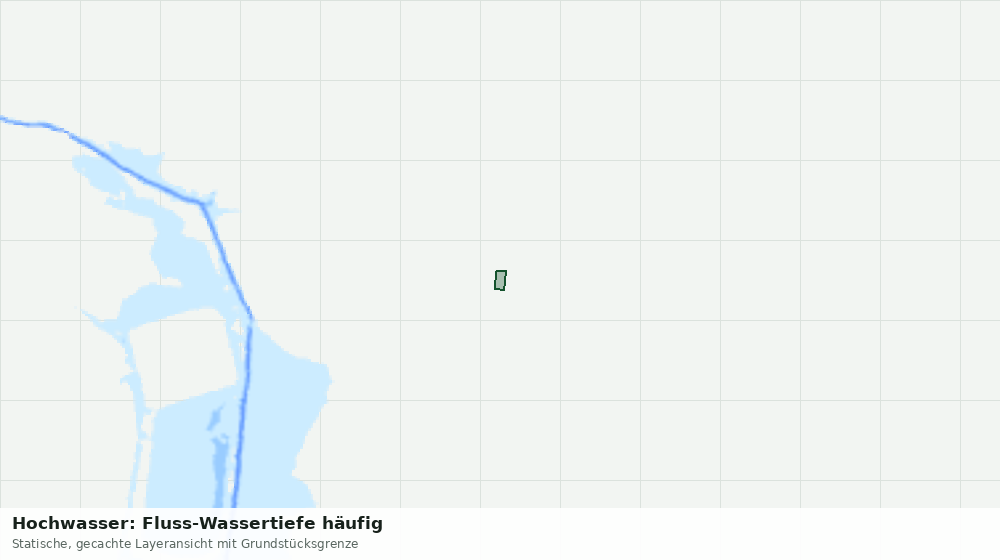 Statische Kartenansicht: Hochwasser: Fluss-Wassertiefe häufig