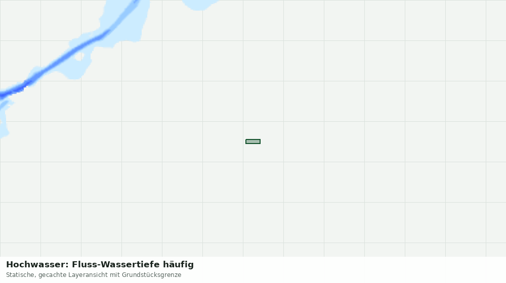 Statische Kartenansicht: Hochwasser: Fluss-Wassertiefe häufig