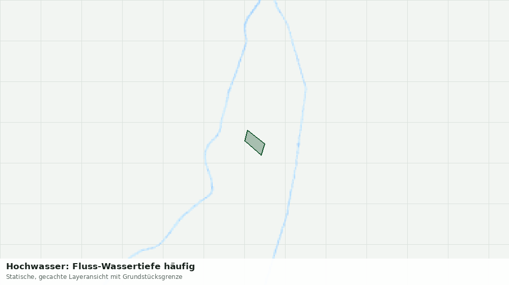 Statische Kartenansicht: Hochwasser: Fluss-Wassertiefe häufig