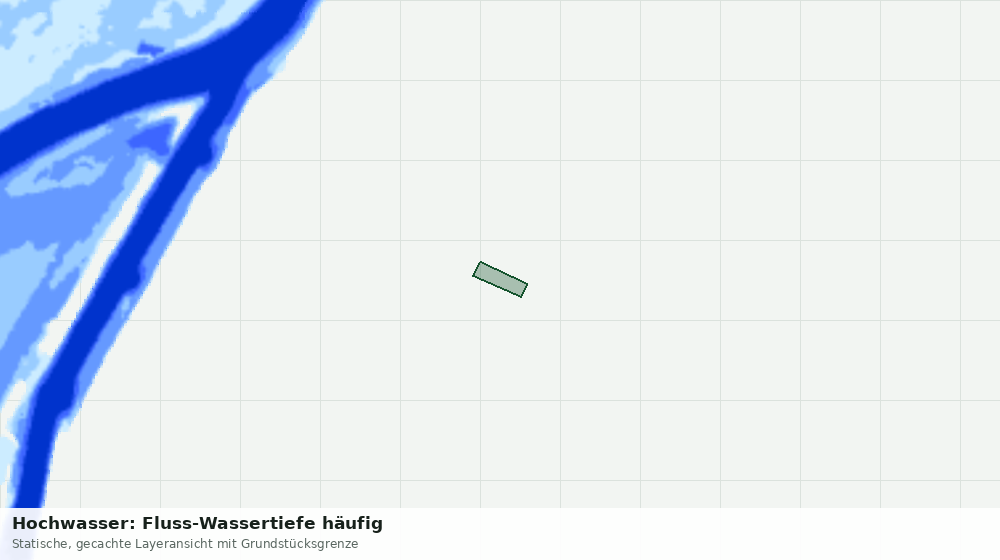 Statische Kartenansicht: Hochwasser: Fluss-Wassertiefe häufig