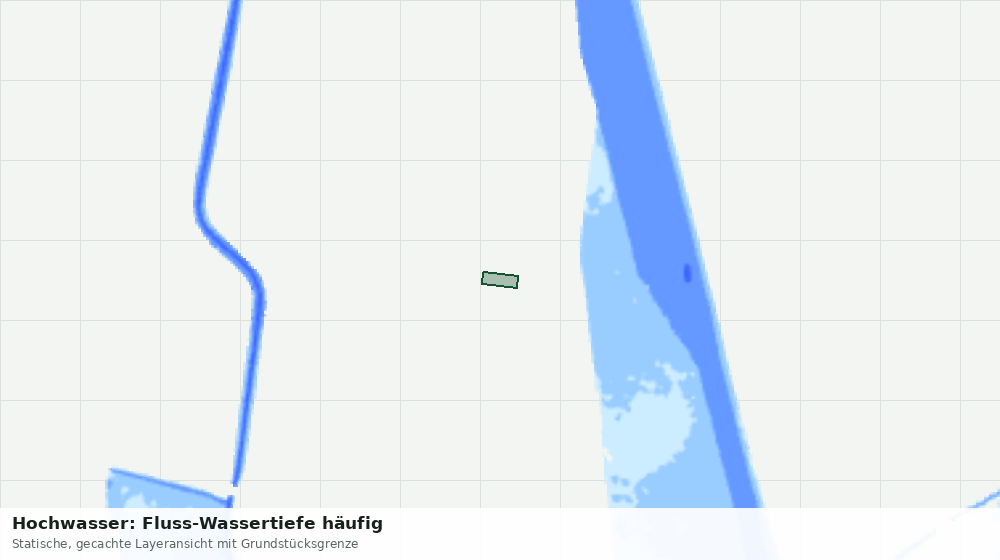 Statische Kartenansicht: Hochwasser: Fluss-Wassertiefe häufig