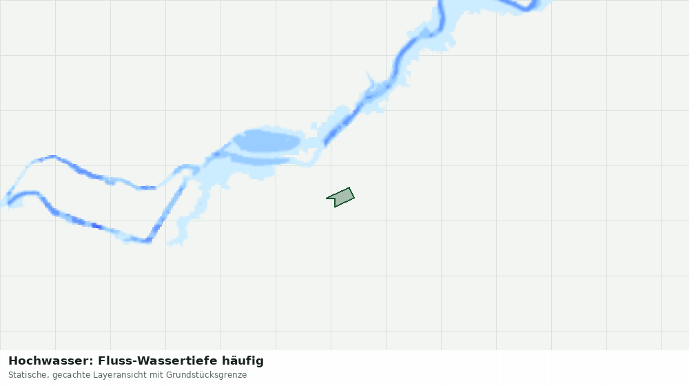 Statische Kartenansicht: Hochwasser: Fluss-Wassertiefe häufig