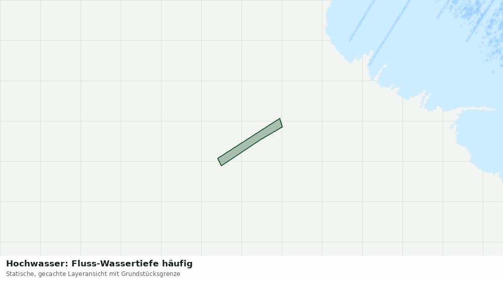 Statische Kartenansicht: Hochwasser: Fluss-Wassertiefe häufig