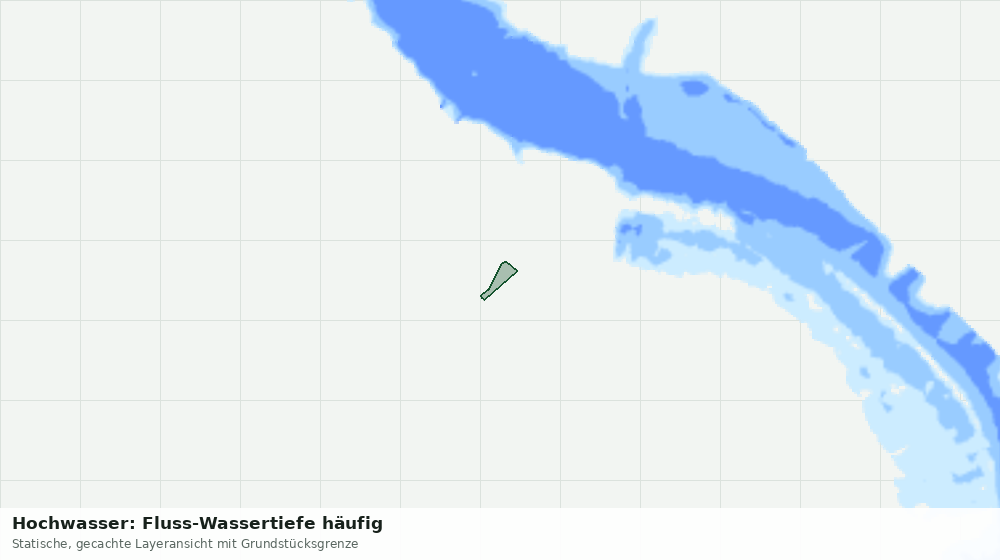 Statische Kartenansicht: Hochwasser: Fluss-Wassertiefe häufig