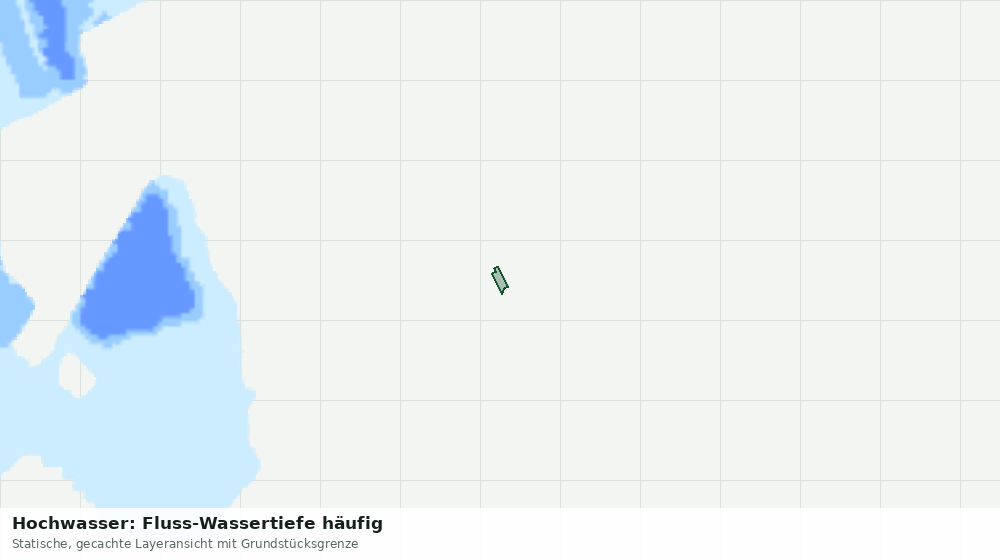 Statische Kartenansicht: Hochwasser: Fluss-Wassertiefe häufig