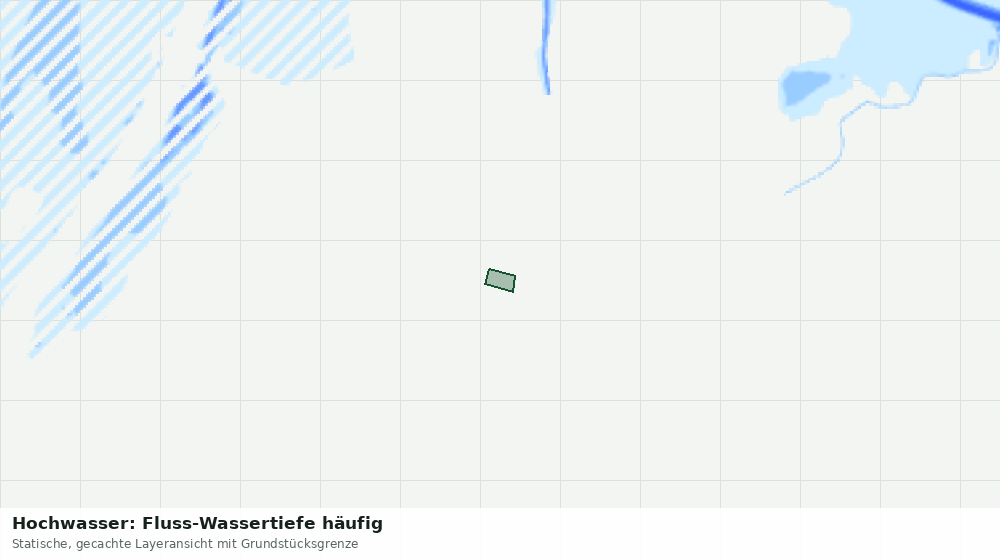 Statische Kartenansicht: Hochwasser: Fluss-Wassertiefe häufig