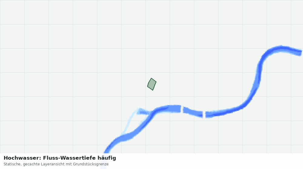 Statische Kartenansicht: Hochwasser: Fluss-Wassertiefe häufig