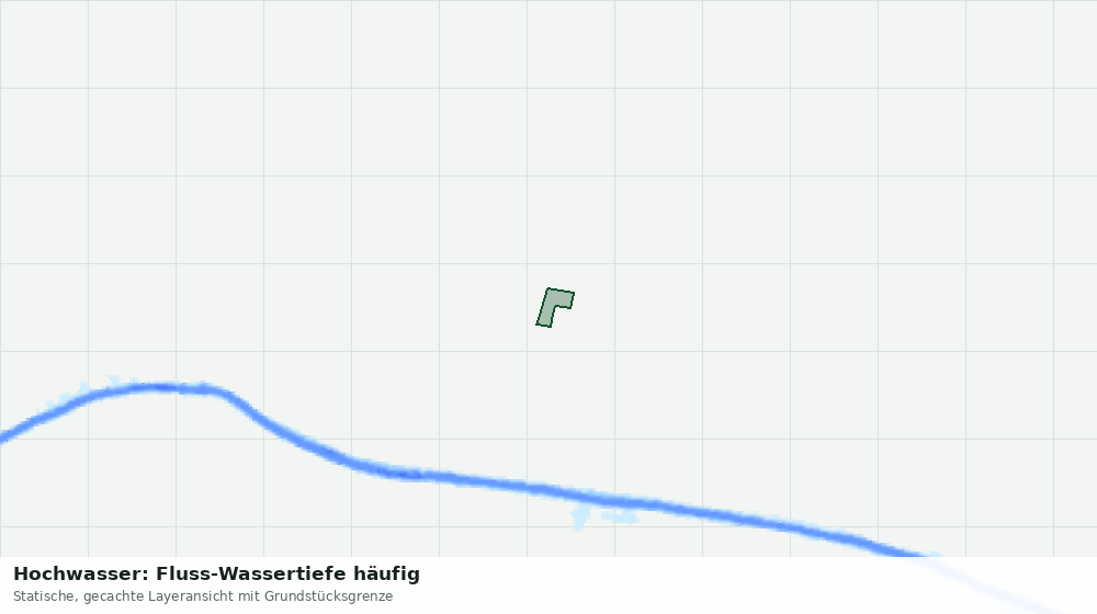 Statische Kartenansicht: Hochwasser: Fluss-Wassertiefe häufig