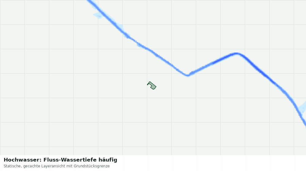 Statische Kartenansicht: Hochwasser: Fluss-Wassertiefe häufig