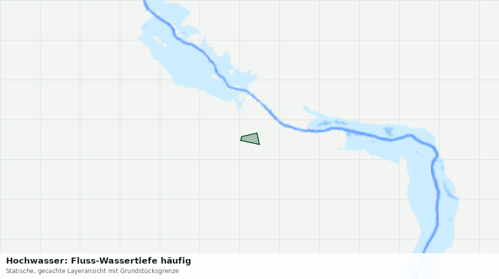 Statische Kartenansicht: Hochwasser: Fluss-Wassertiefe häufig