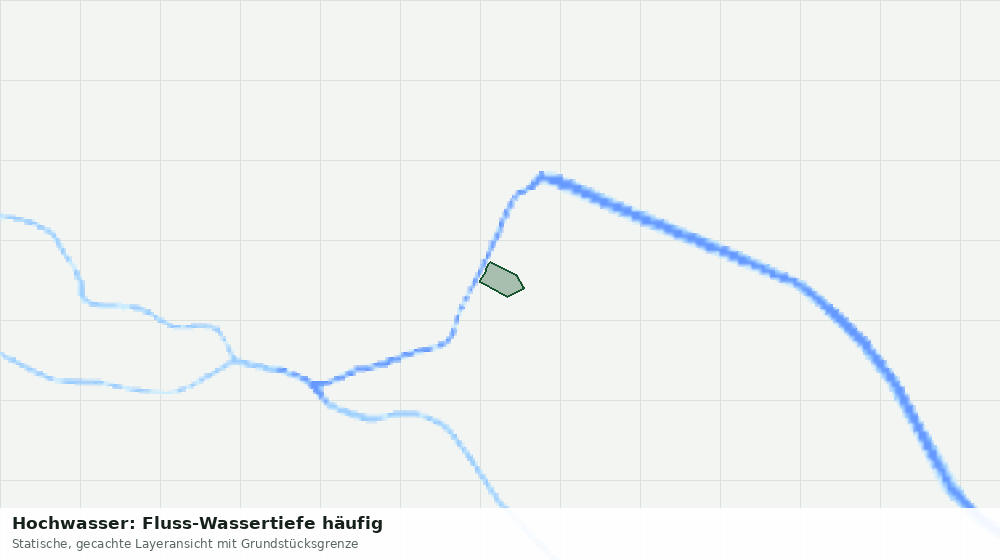 Statische Kartenansicht: Hochwasser: Fluss-Wassertiefe häufig