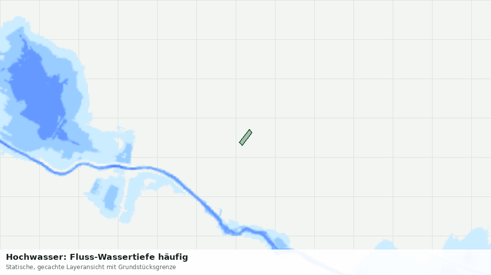Statische Kartenansicht: Hochwasser: Fluss-Wassertiefe häufig