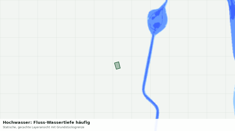 Statische Kartenansicht: Hochwasser: Fluss-Wassertiefe häufig