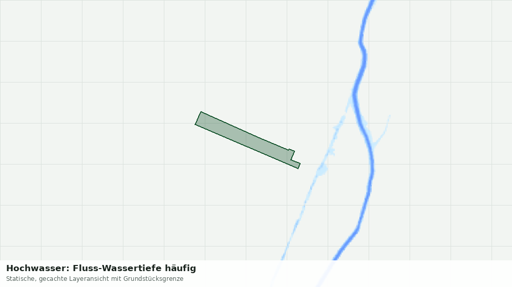 Statische Kartenansicht: Hochwasser: Fluss-Wassertiefe häufig