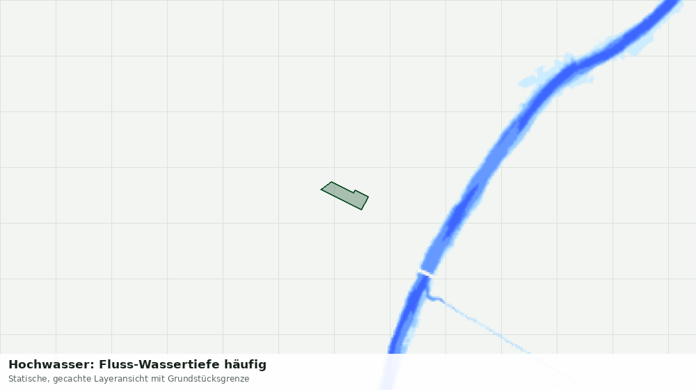 Statische Kartenansicht: Hochwasser: Fluss-Wassertiefe häufig