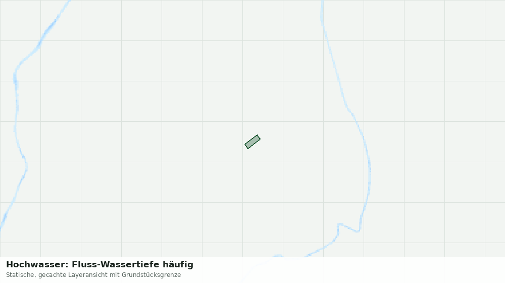 Statische Kartenansicht: Hochwasser: Fluss-Wassertiefe häufig