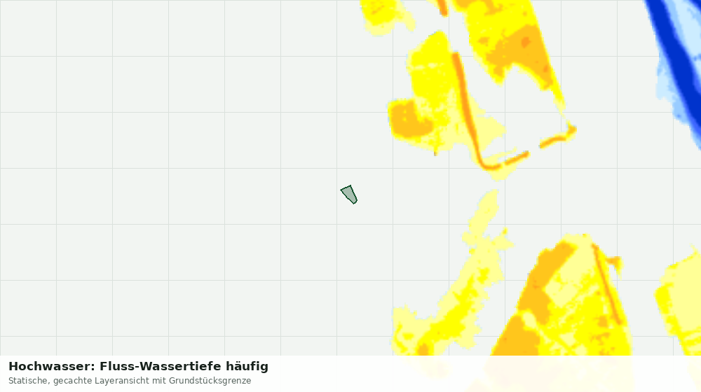Statische Kartenansicht: Hochwasser: Fluss-Wassertiefe häufig