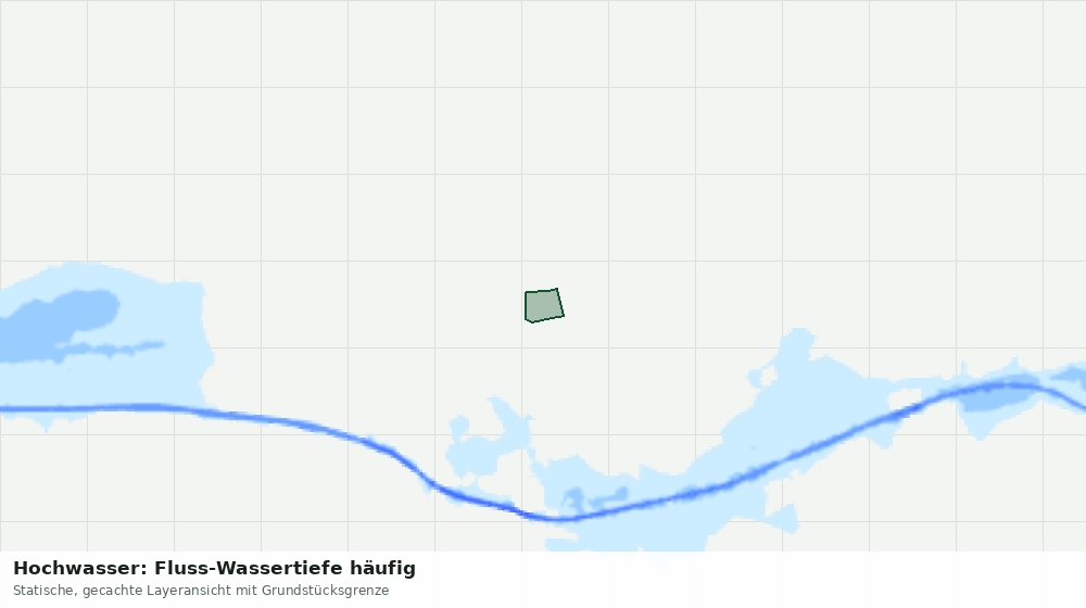 Statische Kartenansicht: Hochwasser: Fluss-Wassertiefe häufig