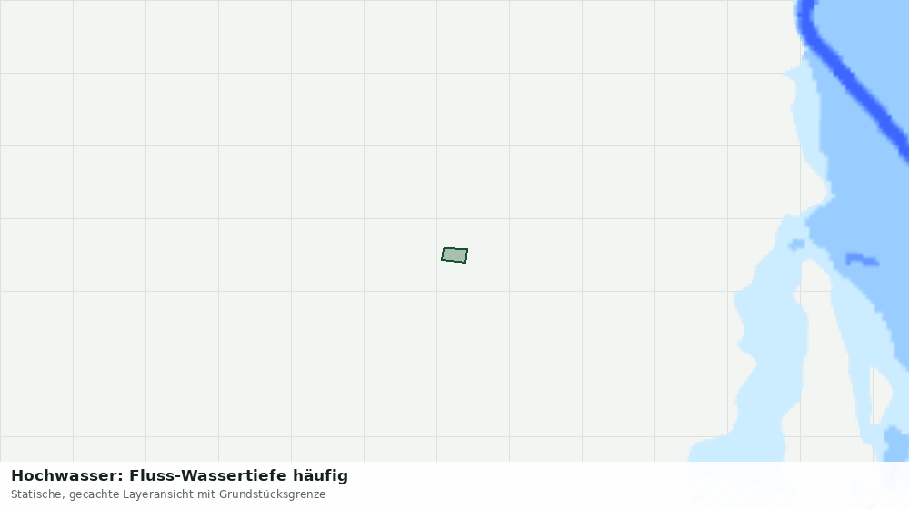 Statische Kartenansicht: Hochwasser: Fluss-Wassertiefe häufig