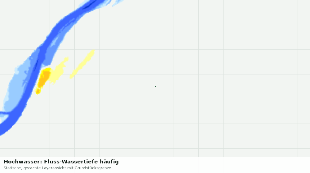 Statische Kartenansicht: Hochwasser: Fluss-Wassertiefe häufig
