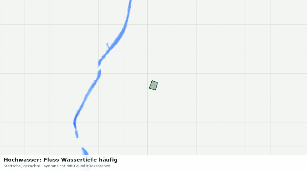 Statische Kartenansicht: Hochwasser: Fluss-Wassertiefe häufig