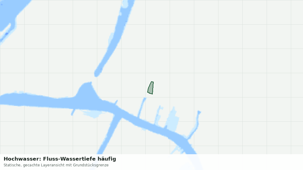 Statische Kartenansicht: Hochwasser: Fluss-Wassertiefe häufig