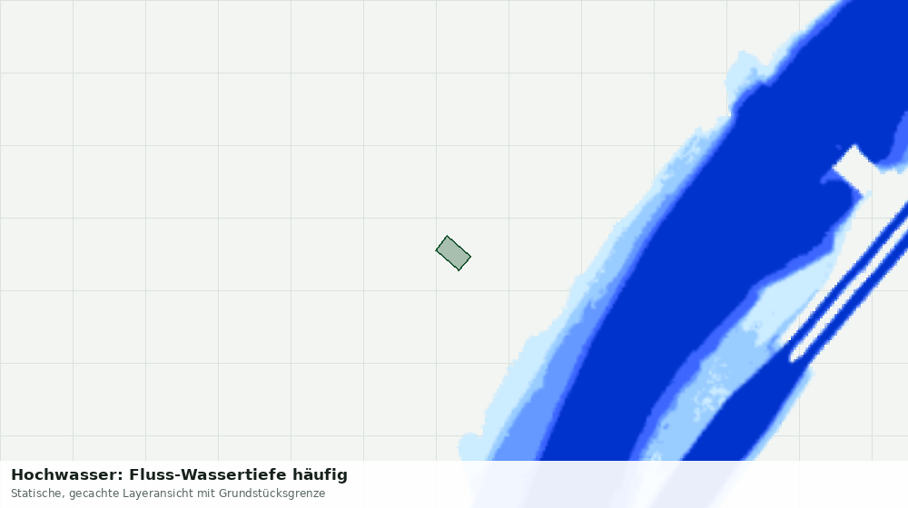 Statische Kartenansicht: Hochwasser: Fluss-Wassertiefe häufig